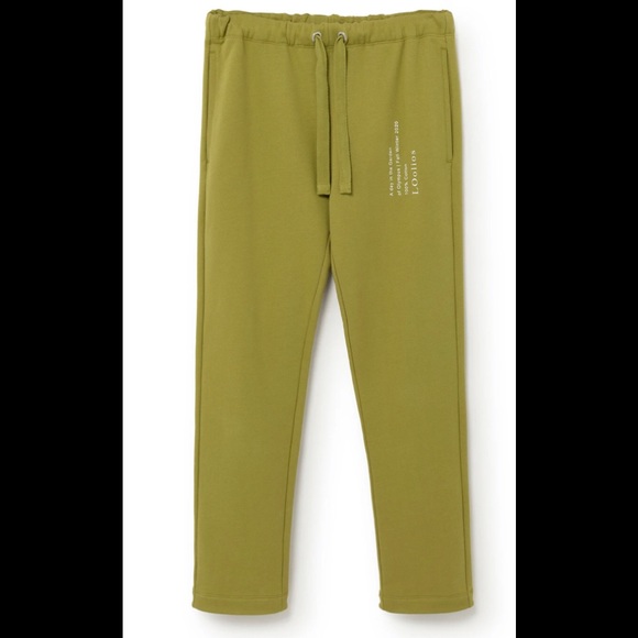 LOolios Moss Green Joggers M NWT - Picture 1 of 8